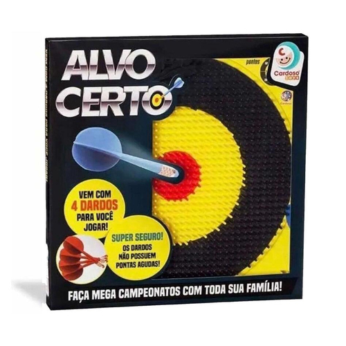 Jogo de Tiro ao Alvo Com Dados Eletrônico 43cm P/ 8 Pessoas