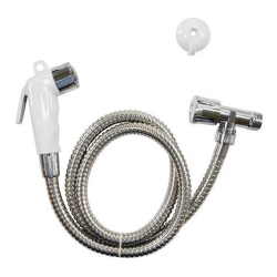 Menor preço em Ducha Higiênica Completa Com Gatilho Abs Branco 1/4 De Volta