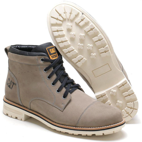 Bota Caterpillar Robust em Couro - Cinza em Promoção na Americanas