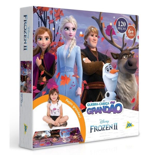 Disney Frozen Puzzle 3D Jogo Super Quebra-Cabeça 100 Peças da Estrela 