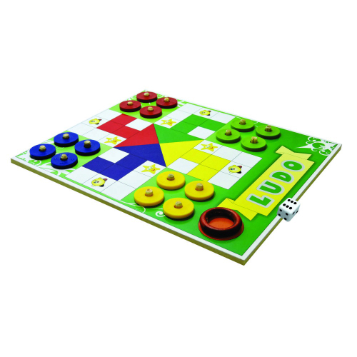 Tabuleiro Ludo Madeira Jogos