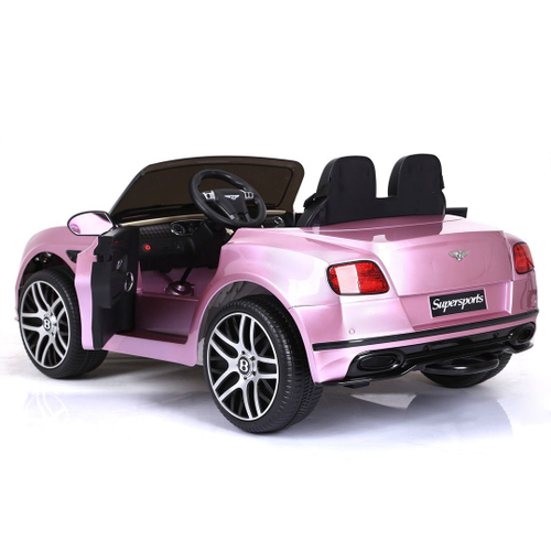 Carro elétrico infantil rosa 2 lugares