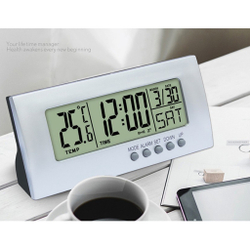 Multifuncional LED Despertador Digital Eletrônico Termômetro Temp Medidor é boa?