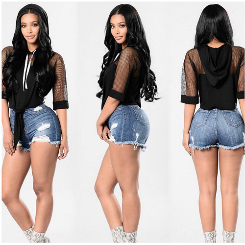 shorts jeans para magras