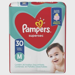 Fralda Pampers Supersec - M - 30 Unidades é boa?