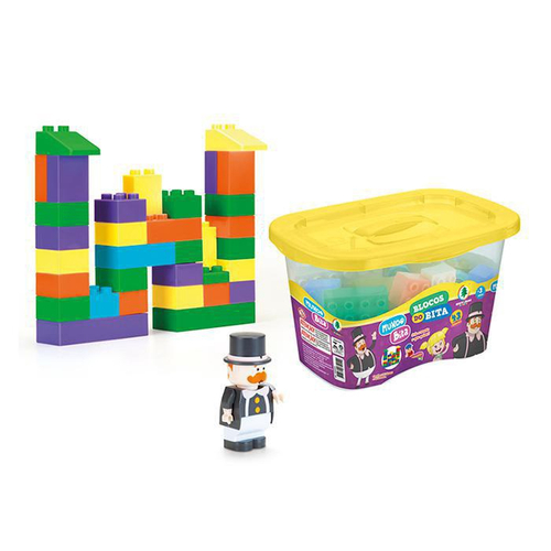 Brinquedo Boneco Bloco De Montar Roblox Builderman Merely