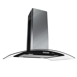 Coifa de Ilha cvc Nardelli Vidro Curvo Black 90cm 220V Menor preço em Coifa de Ilha cvc Nardelli Vidro Curvo Black 90cm 220V
