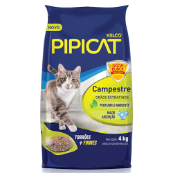 Areia Higiênica Pipicat Campestre - 4kg Menor preço em Areia Higiênica Pipicat Campestre - 4kg
