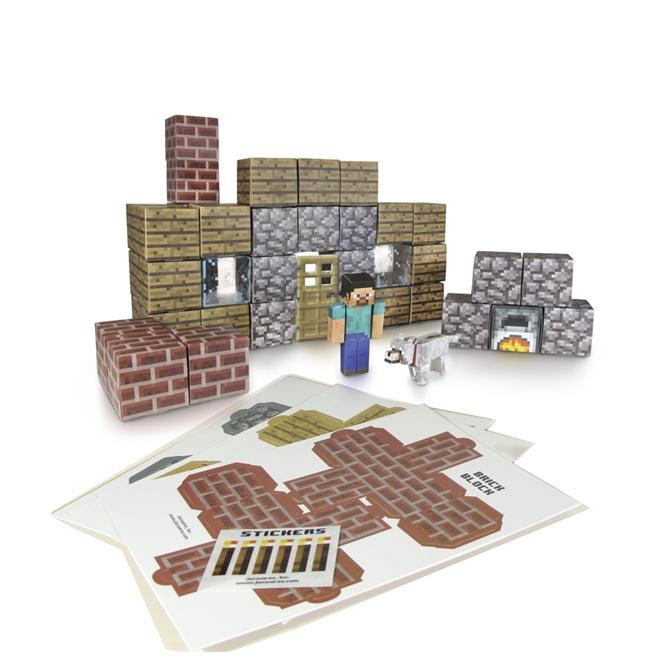 Minecraft Papercraft Shelter Set - BR148 - Multilaser em Promoção na  Americanas