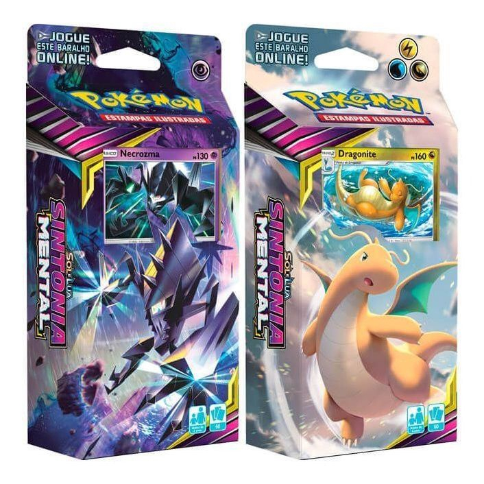 Jogo cartas pokemon deck sintonia mental 98636 copag