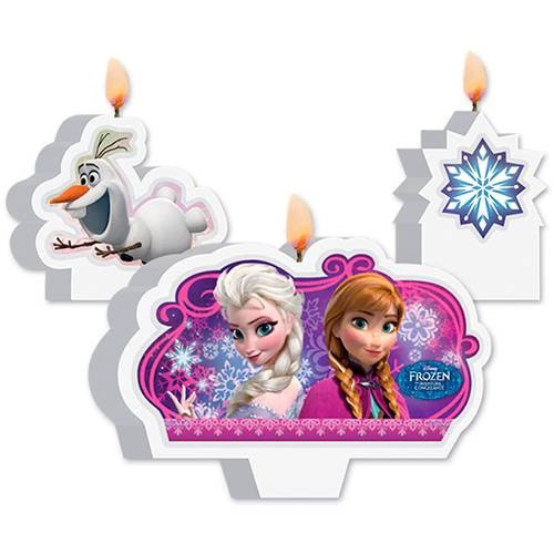 Kit Vela De Aniversário Frozen Disney Regina No Shoptime 3470