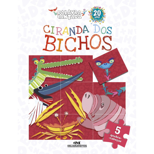 Brinquedo Educativo Quebra Cabeça Evolutivo Kit 6 Jogos - CARLU