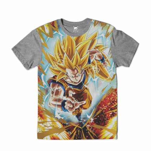 CAMISETA GOKU SUPER SAYAJIN 3