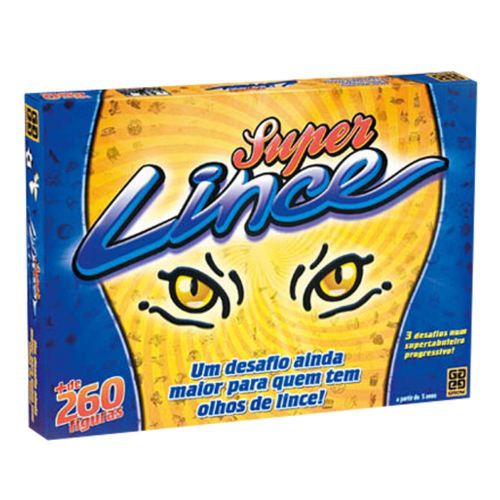 Jogo Super Lince + 260 Figuras - Grow - Jogos de Tabuleiro