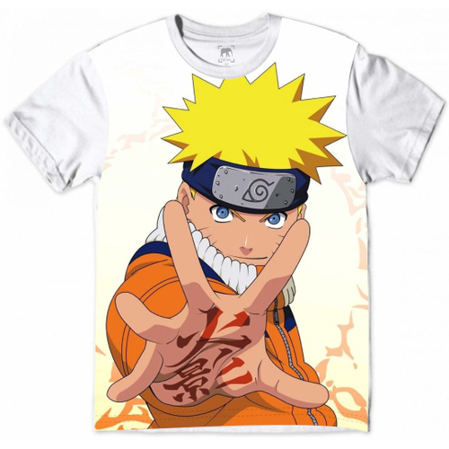 Camiseta Camisa Nuvem Vermelha Akatsuki Símbolos Naruto Shippuden Unissex  Preta 100% Algodão