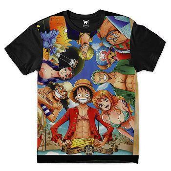 Camiseta Luffy Rosto Roblox Em Algodão Adulto Unisex tsm Camisa em