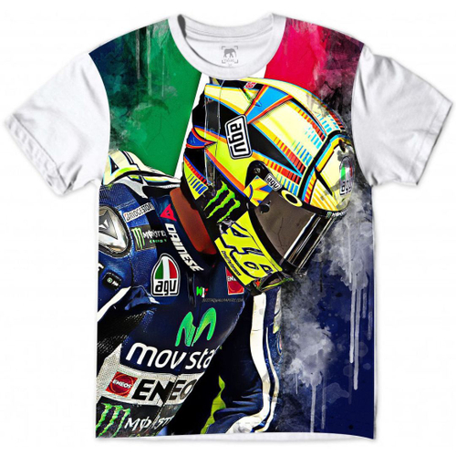 Camiseta Camisa Motos Moto Corrida Pista Arte Fuga Piloto 18 em Promoção na  Americanas