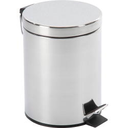 Lixeira com Pedal Aço Inox Lisa 5L - Casual Home Menor preço em Lixeira com Pedal Aço Inox Lisa 5L - Casual Home