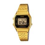 Relógio Casio Vintage Feminino Dourado Digital LA680WGA-1DF