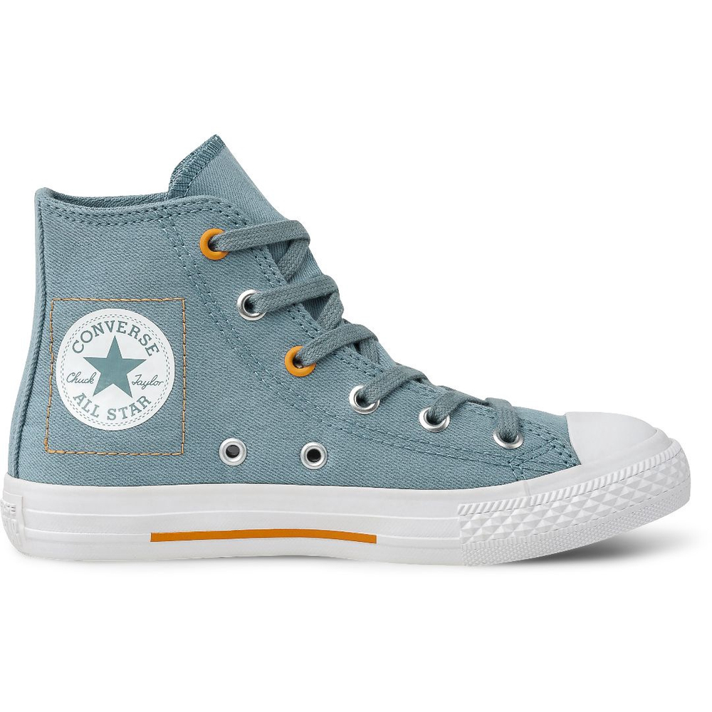 Tênis Infantil Converse All Star Chuck Taylor Cano Alto Azul