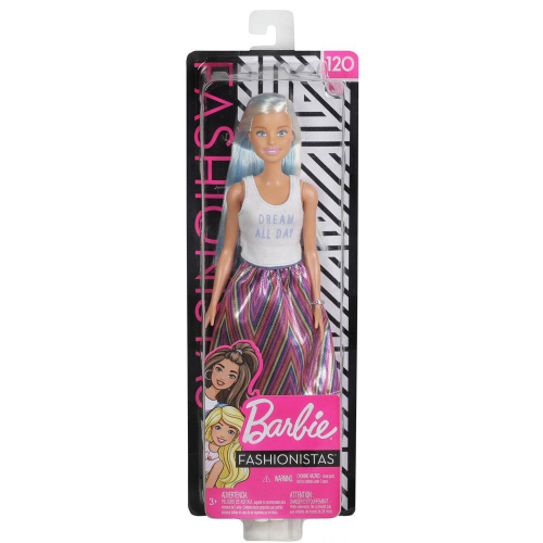 Boneca Barbie Extra Loira Mechas Azul Nº 16 Mattel Hhn08