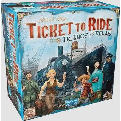 Ticket To Ride Jogo de Tabuleiro Galapagos