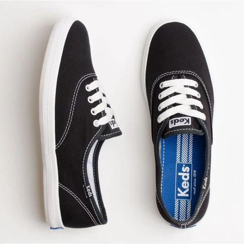 Fashion tenis keds preto e branco