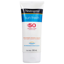 Protetor Solar Neutrogena Sun Fresh FPS 50 200ml Menor preço em Protetor Solar Neutrogena Sun Fresh FPS 50 200ml