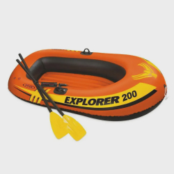 Bote Inflável Explorer 200 Intex 2 Pessoas Até 95kg + Remo + Bomba é boa?