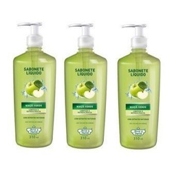 Flores E Vegetais Kit - Sabonete Líquido Maçã Verde 3 Unid Menor preço em Flores E Vegetais Kit - Sabonete Líquido Maçã Verde 3 Unid
