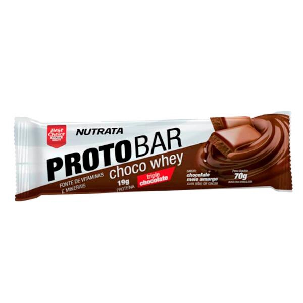 Barra De Prote Na Protobar Choco Whey Nutrata G No Shoptime