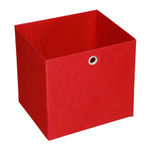 Caixa Organizadora Retangular Grande Vermelho 30X32X28 Cm Acasa Móveis