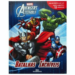 Livro - Marvel Avengers Assemble: Batalhas Incríveis Menor preço em Livro - Marvel Avengers Assemble: Batalhas Incríveis