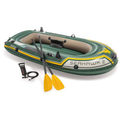 Barco Bote Inflável Intex Seahawk 200 Kg Par De Remos Bomba é boa?