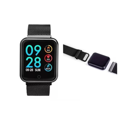 relogio smartwatch p70 pro rose