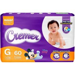 Fraldas Cremer Disney Baby Hiper G - 60 Unidades é boa?
