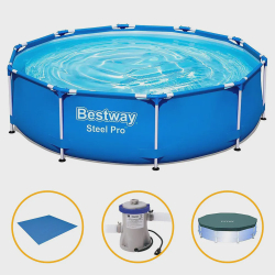 Piscina Estrutural 6.473 Litros + Filtro + Capa + Forro Bestway é boa?