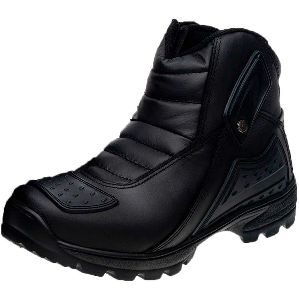 Bota moto cano store curto