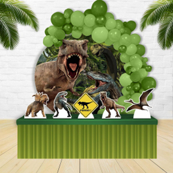 Kit Festa Painel Redondo Decoração Jurassic Park Dinossauro é boa?