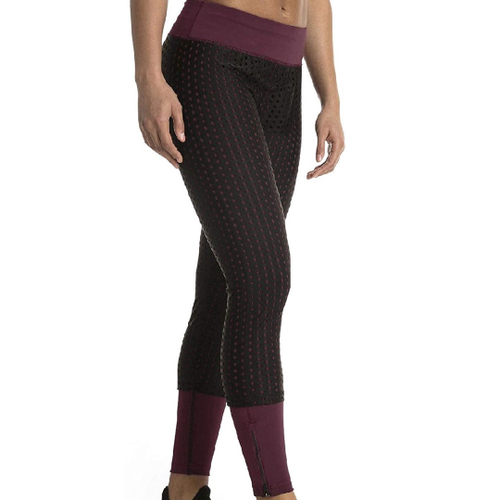 Calca legging Puma luxe mesh tight preto vinho em Promocao na Americanas