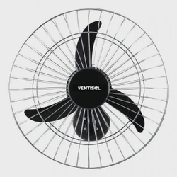 Ventilador de Parede 50cm New Grade Cromada Premium Ventisol 127V Preto Menor preço em Ventilador de Parede 50cm New Grade Cromada Premium Ventisol 127V Preto