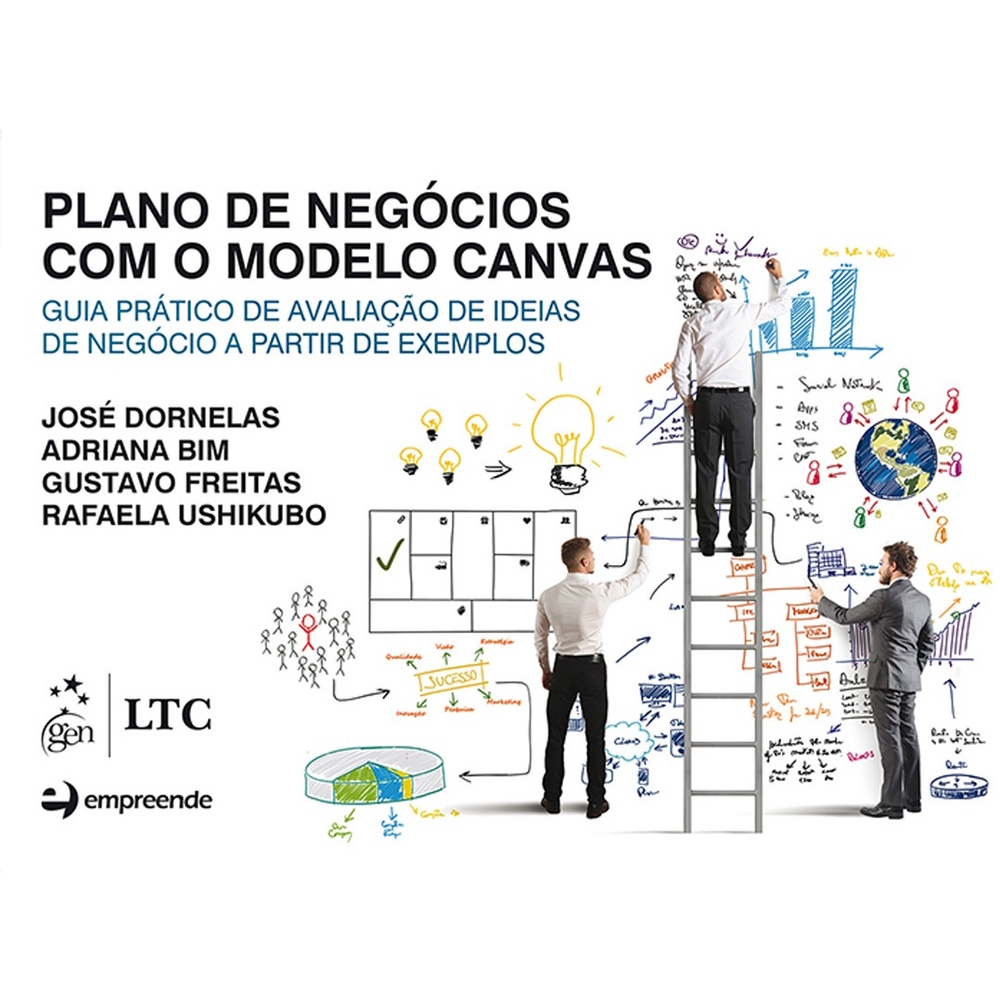 Livro - Plano de negócios com o modelo canvas-guia prático de   ideias de negócio a partir de exemplos em Promoção na Americanas