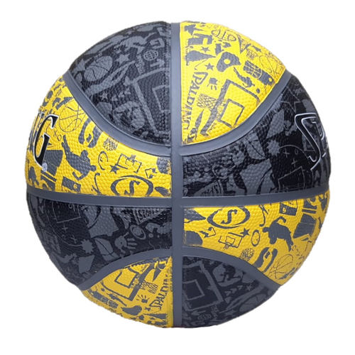 Bola De Basquete Spalding Graffiti - Amarelo - spalding