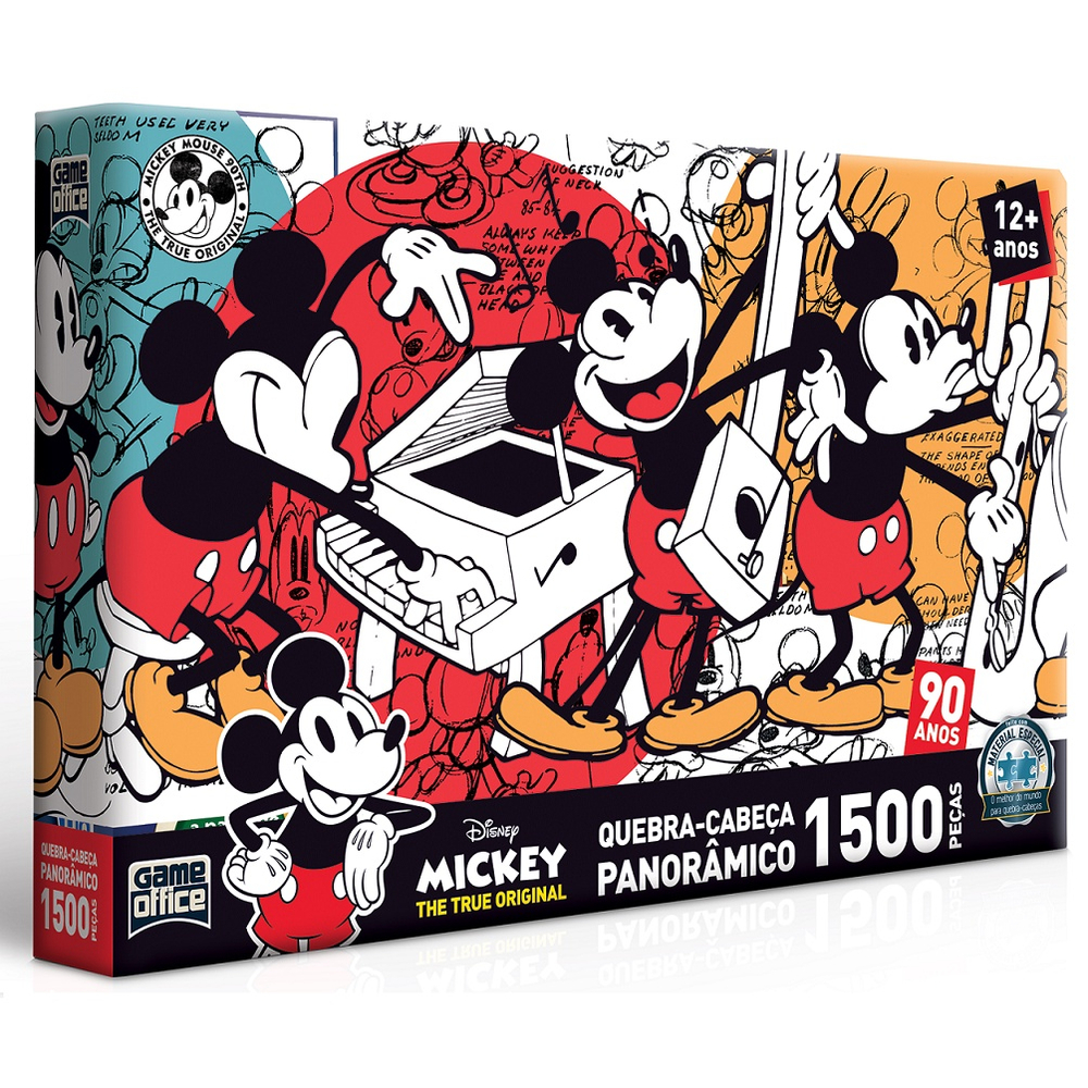 Mickey Mouse - Quebra-cabeça - 100 peças - Toyster Brinquedos :  : Brinquedos e Jogos