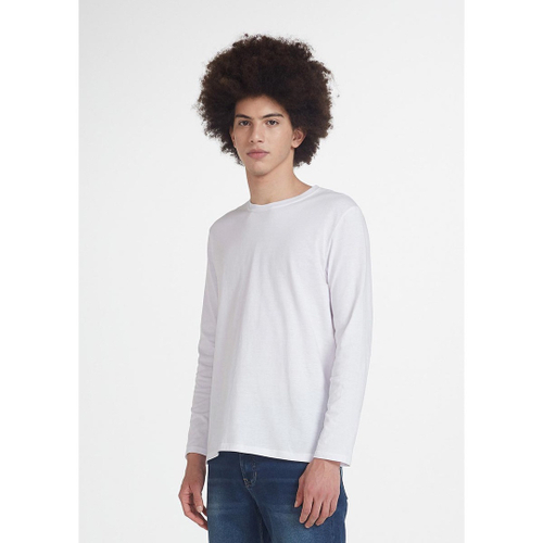 camiseta basica manga comprida masculina