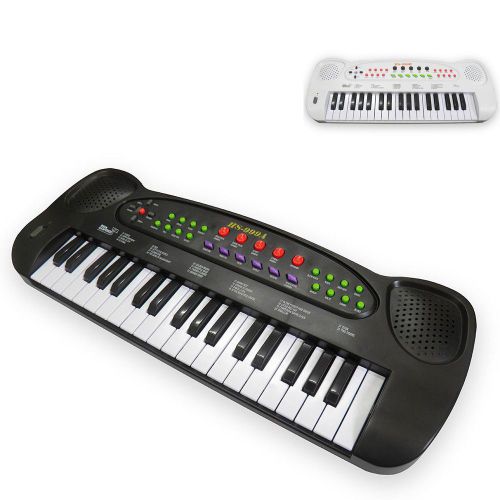 Brinquedo Piano Teclado Infantil Microfone Cantar Musica em