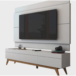 Rack com Painel Para TV 55 Polegadas Branco Classic 3G 1.8 - Imcal Móveis Menor preço em Rack com Painel Para TV 55 Polegadas Branco Classic 3G 1.8 - Imcal Móveis