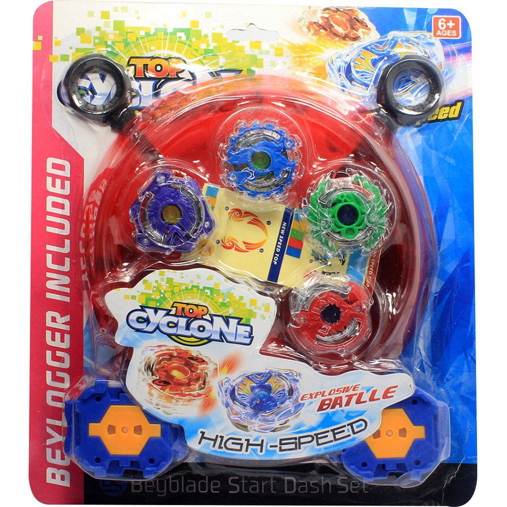 Pião Lançador Beyblade Top Cyclone