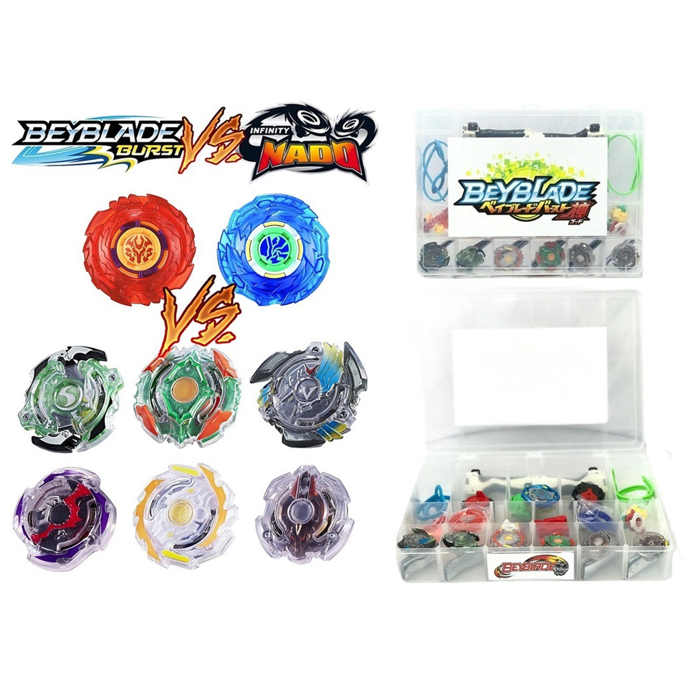 Kit Maleta Beyblade + 6 Beyblade Burst + 2 Beyblade Infinity Nado + 4  Lançador em Promoção na Americanas