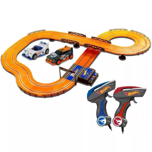 Pista Hot Wheels Track Set 2 Carrinhos + 2 Controles-multikids